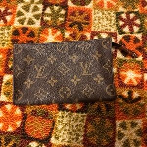 Louis Vuitton small clutch classic brown monogram
